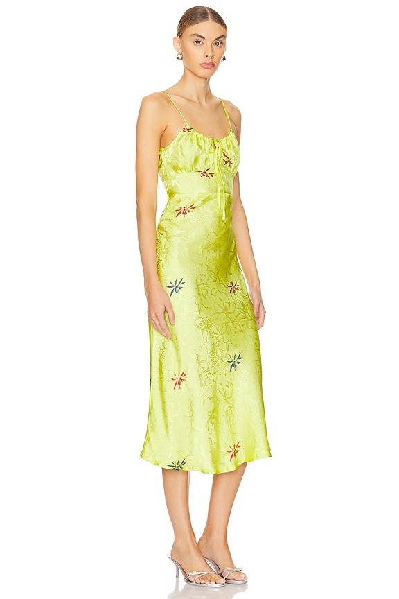 view 2 of 3 ПЛАТЬЕ МИДИ ROSA in Green