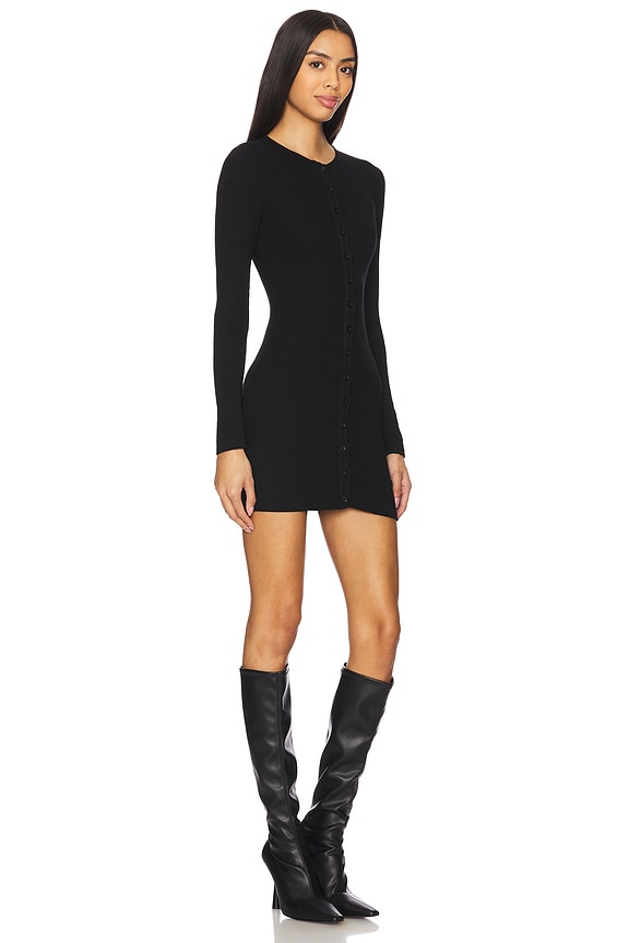view 2 of 4 Henley Mini Dress in Black