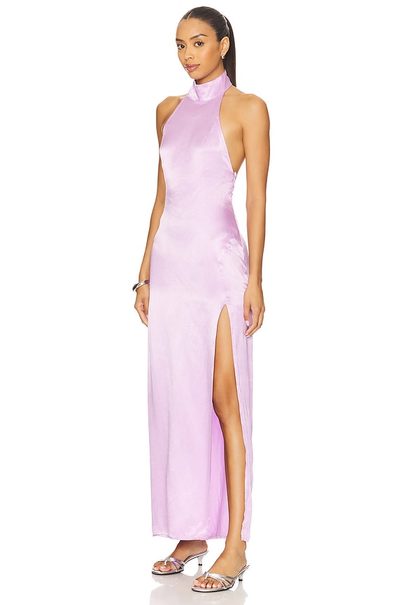 view 2 of 3 x REVOLVE Halter Maxi Dress in Lavender
