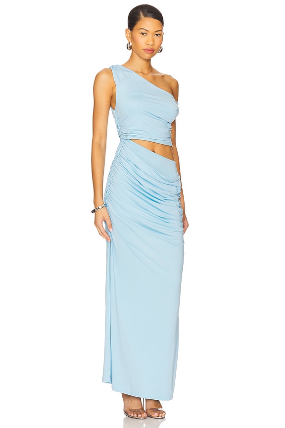 view 2 of 4 Rikke Jersey Maxi Dress in Blue