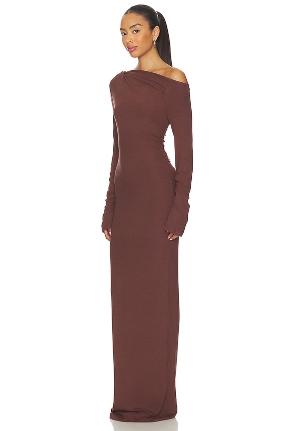 view 2 of 3 VESTIDO REYNA in Chocolate