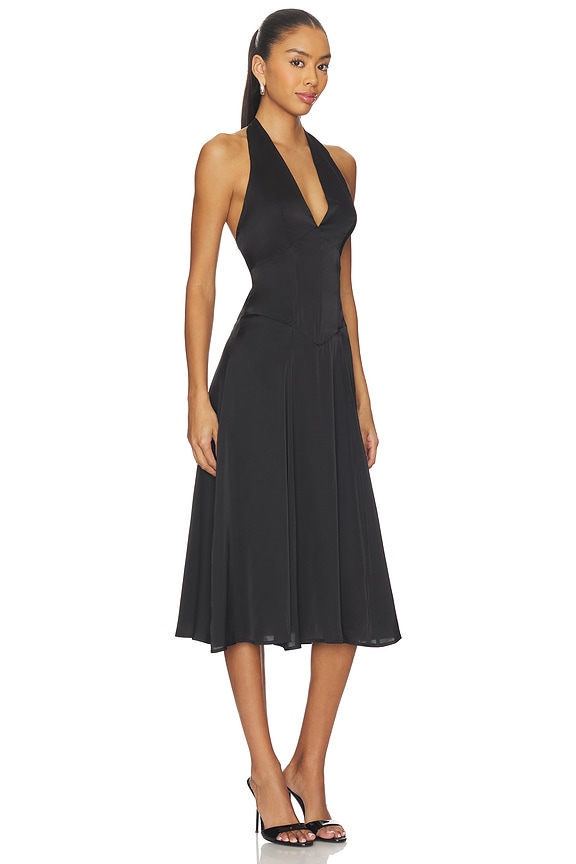 view 2 of 3 Evelyn Midi Dress in Black