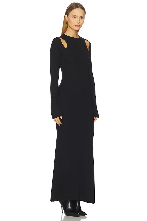 view 2 of 3 Autumn Maxi Dress in Black