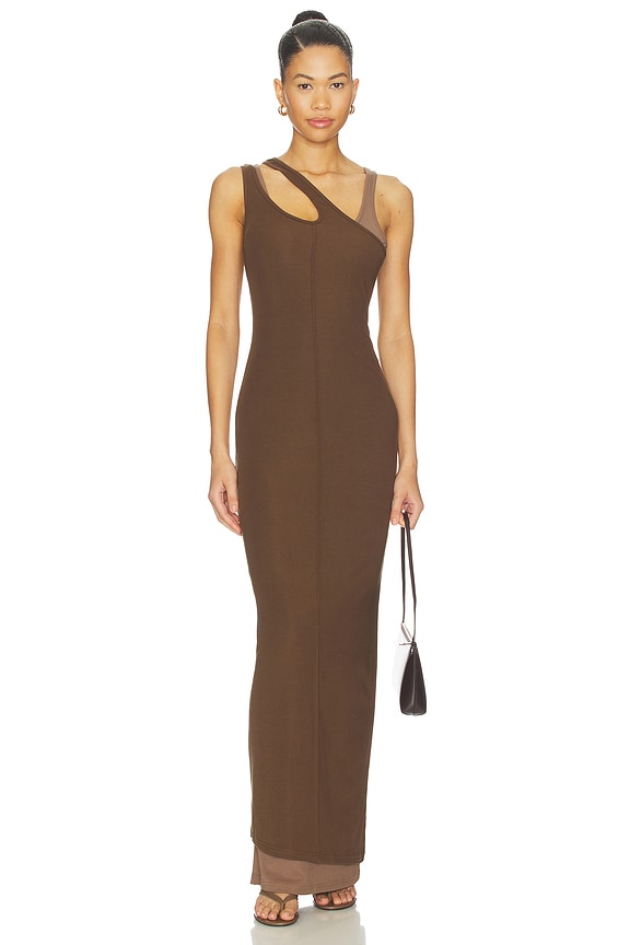 view 1 of 3 ROBE CHANTARA MAXI in Mocha
