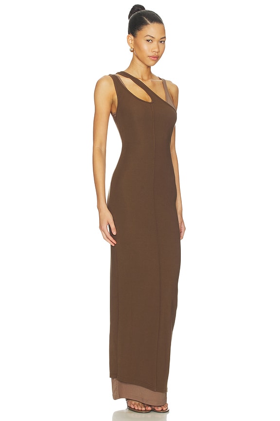 view 2 of 3 ROBE CHANTARA MAXI in Mocha