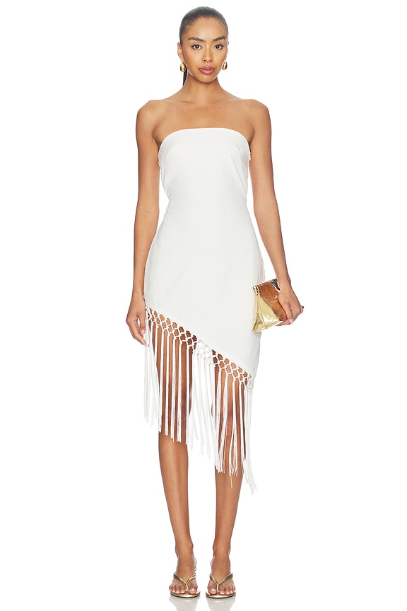 view 1 of 3 Caspian Mini Dress in White