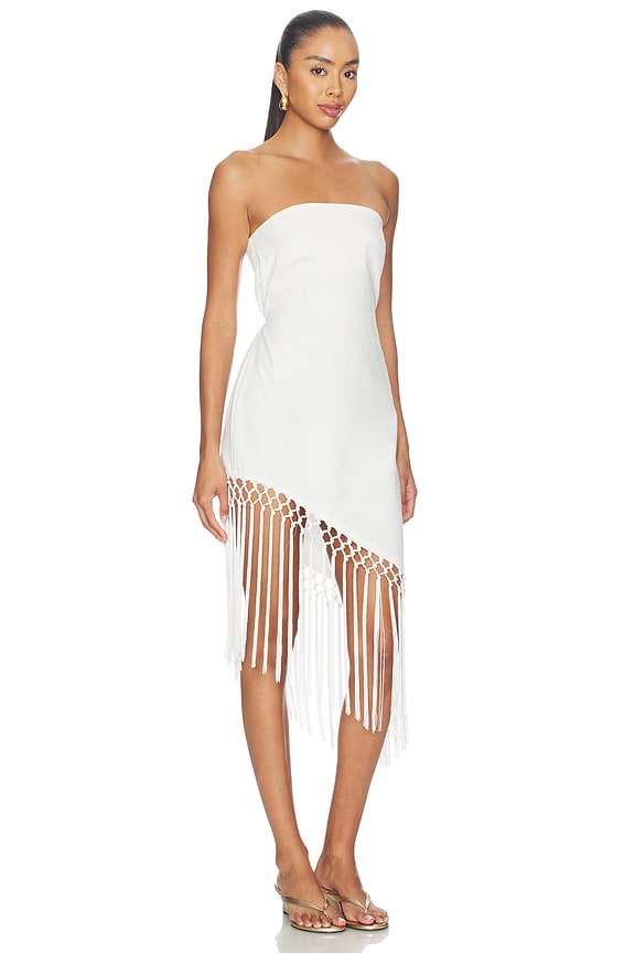 view 2 of 3 Caspian Mini Dress in White