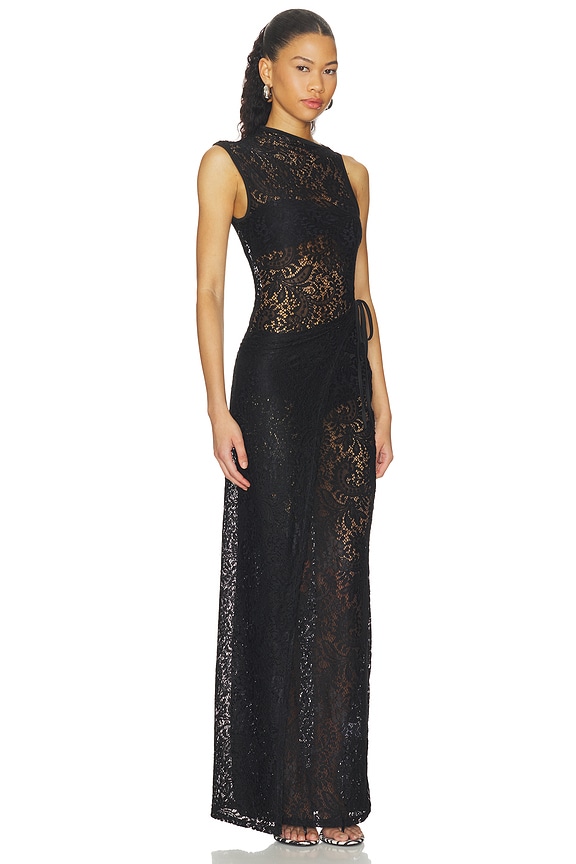 view 2 of 5 VESTIDO KAVEN MAXI in Black