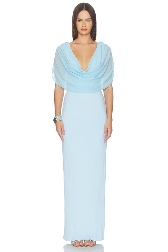 view 2 of 4 Marnie Reversible Maxi Dress in Blue
