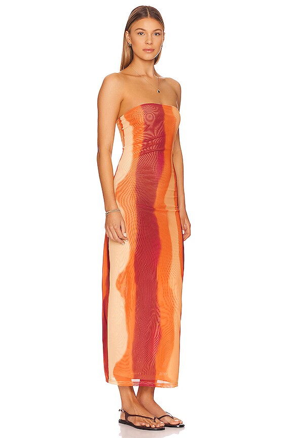 view 2 of 3 VESTIDO SASHA in Orange Multi