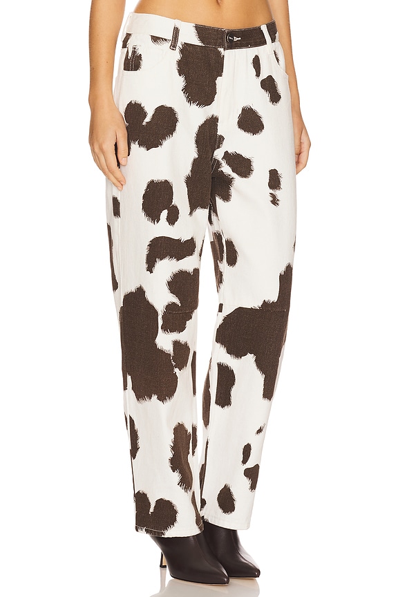 view 2 of 6 Becks Cowhide Jean in Cow Hide