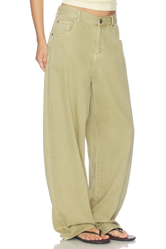view 2 of 6 Lukas Lightweight Jeans in Sage