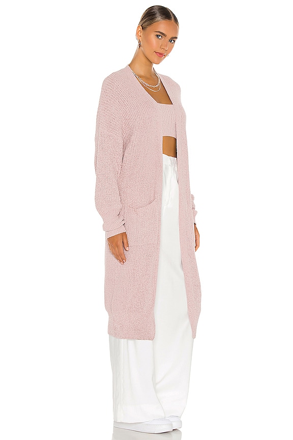 view 2 of 3 GILET NETTIE in Dusty Pink