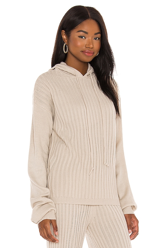 view 2 of 4 Lounge Hendrix Knit Hoodie in Sand