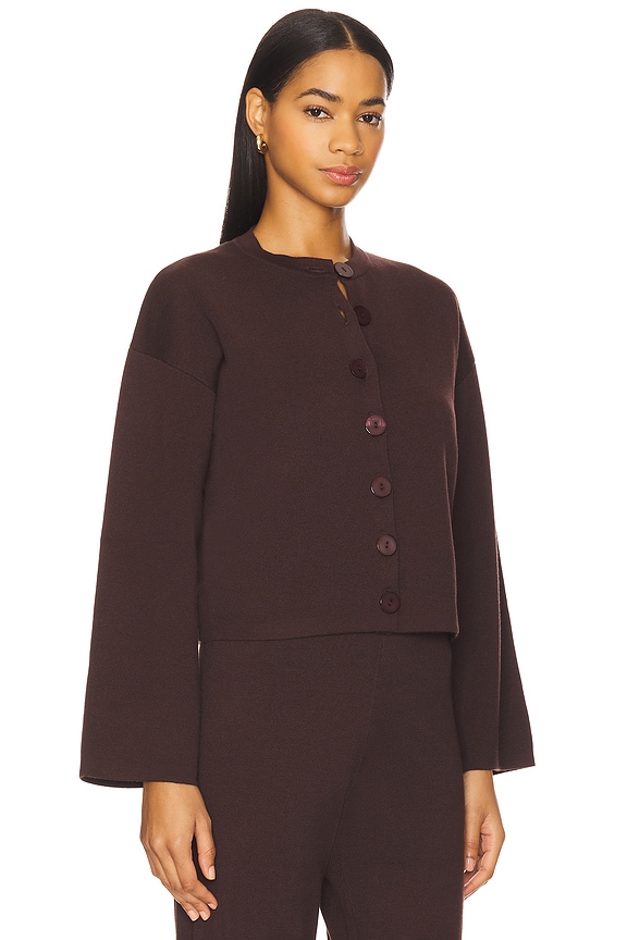 view 2 of 4 GILET DAPHNE in Coffee