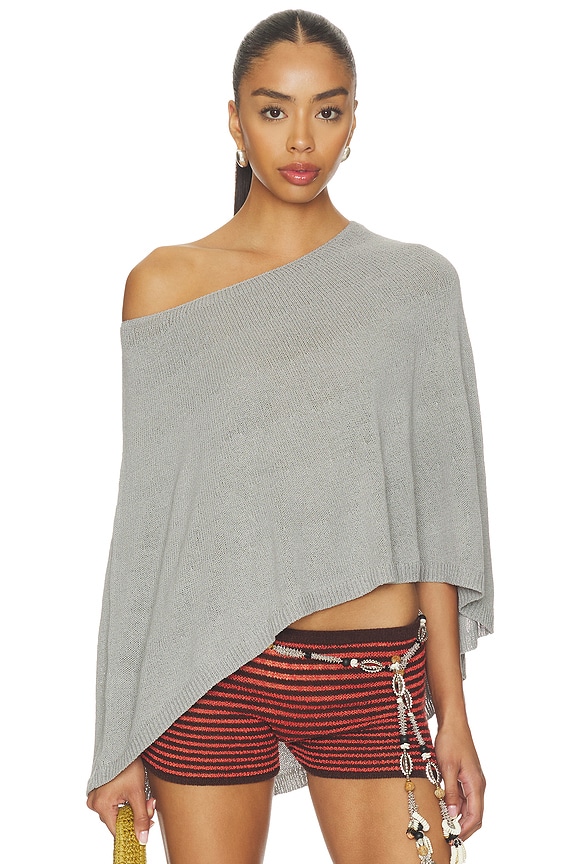 view 1 of 4 x REVOLVE Misty Knit Poncho in Grey