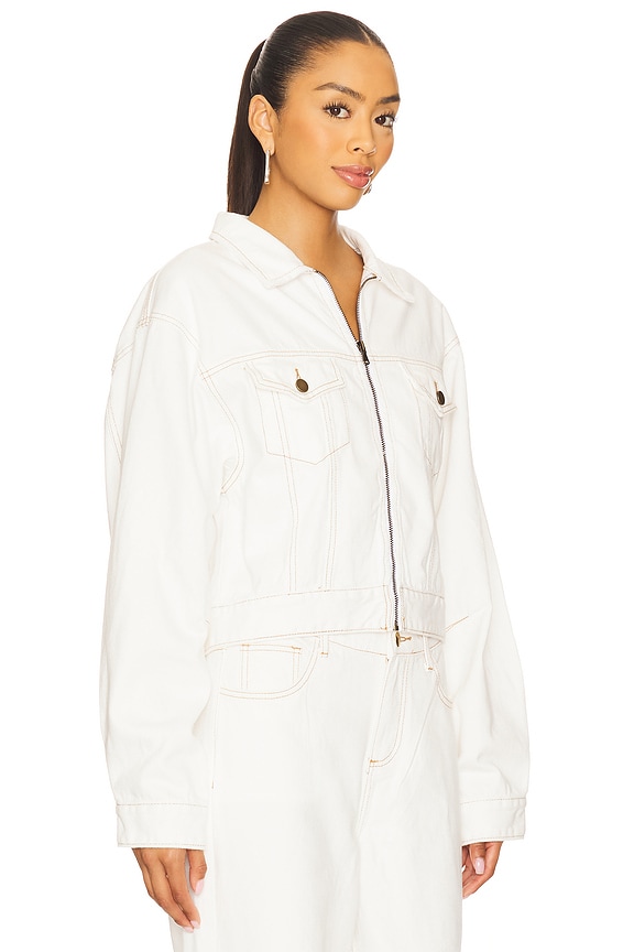 view 2 of 4 BLOUSON RUNE in White