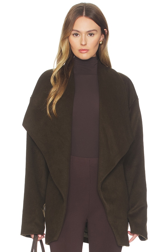 view 2 of 5 CHAQUETA TIARNE WOOL in Coffee