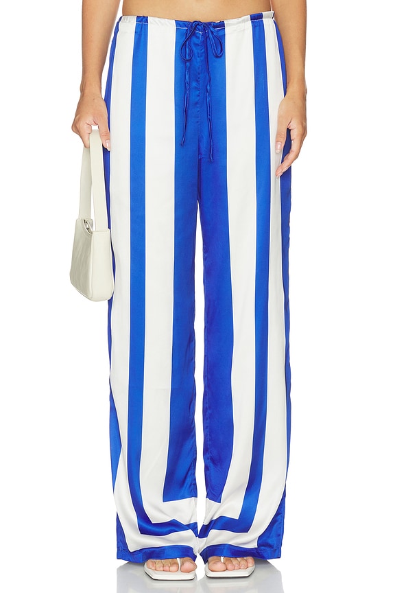 view 1 of 6 PANTALÓN LYRA in Navy Stripe