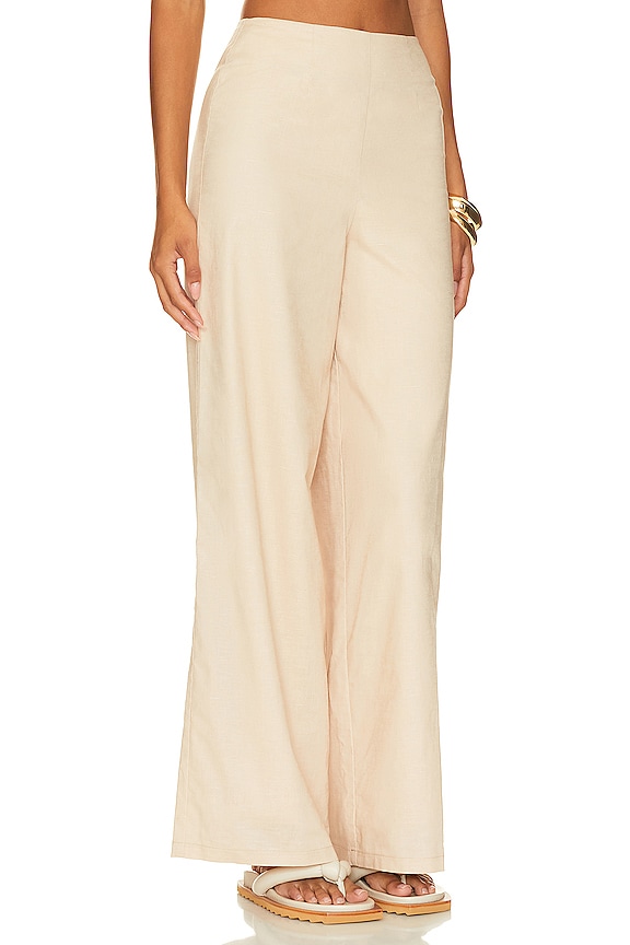 view 2 of 4 Nina Linen Pant in Natural