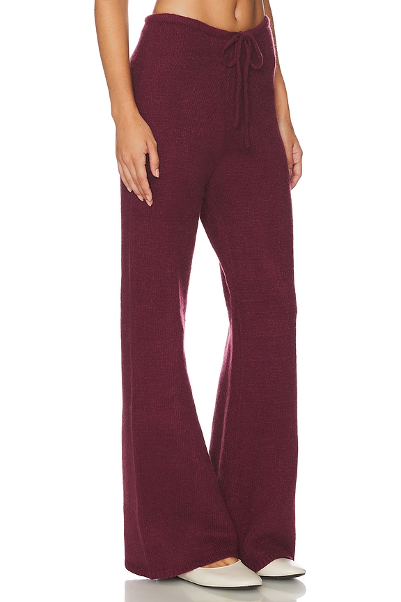 view 2 of 6 Maja Knit Pant in Cherry Lacquer