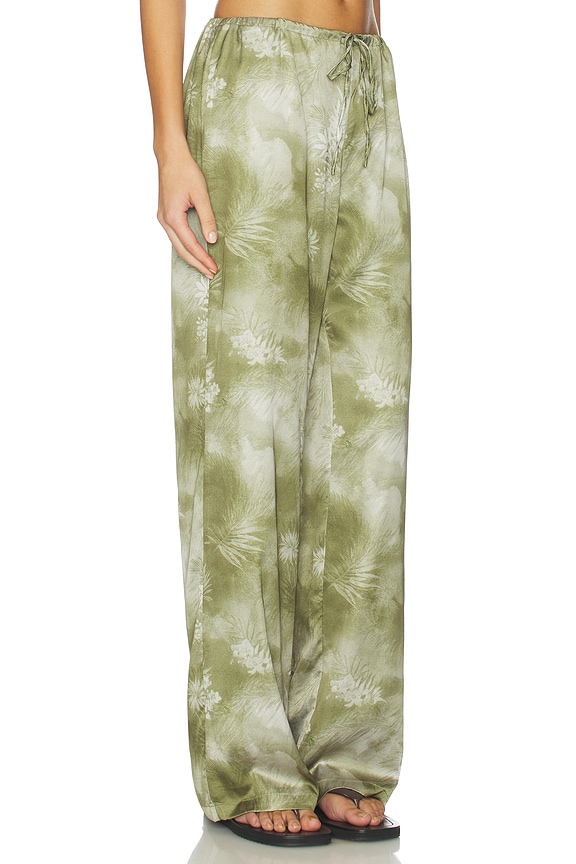 view 2 of 6 PANTALON LYRA PRINT in Green