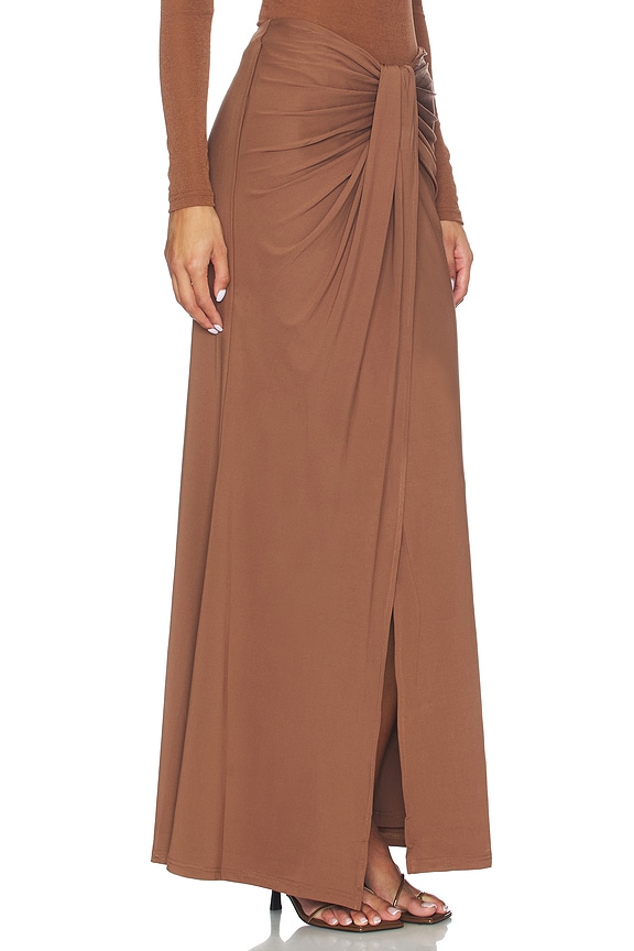 view 2 of 6 Cantarios Jersey Maxi Skirt in Mocha