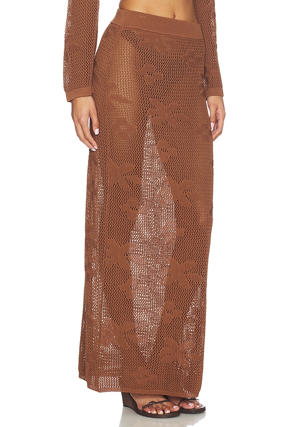 view 2 of 6 Terra Maxi Skirt in Mocha