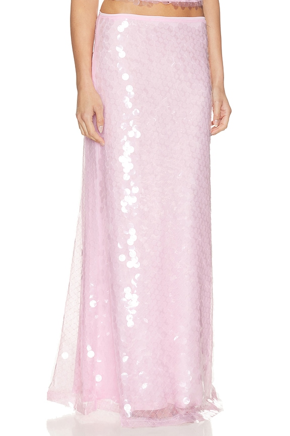 view 2 of 6 FALDA CALLIOPE MAXI  in Pink
