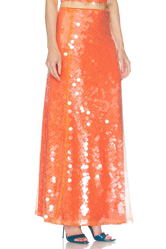 view 2 of 6 FALDA CALLIOPE MAXI  in Orange