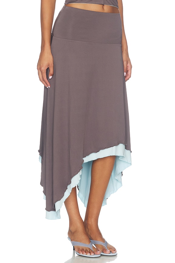 view 2 of 6 JUPE MIDI MADISON in Charcoal