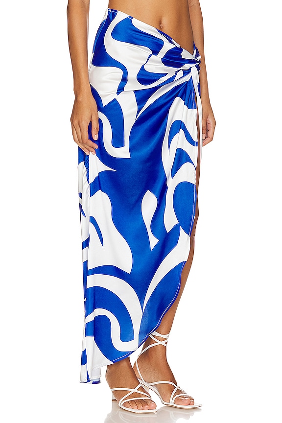 view 2 of 5 Kai Skirt in Blue Swirl