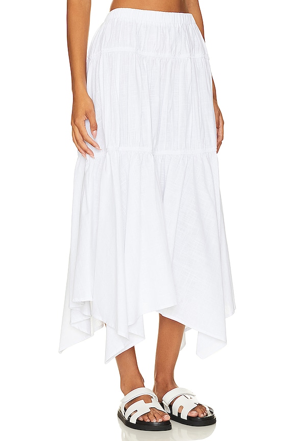 view 2 of 4 Tahlia Maxi Skirt in White