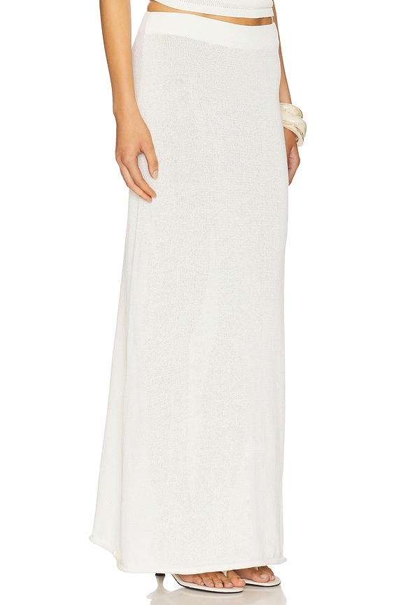 view 2 of 6 Cali Maxi Skirt in Off White