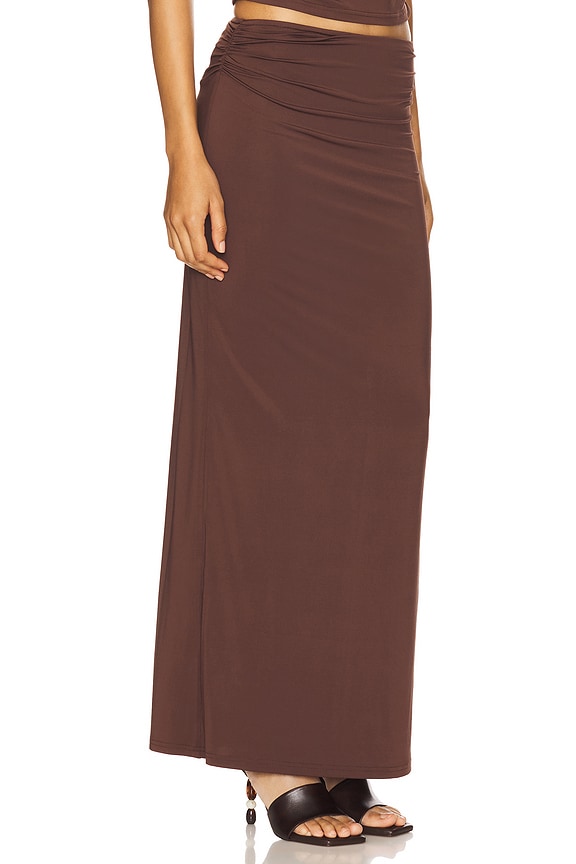 view 2 of 6 Gabby Maxi Skirt in Coffee