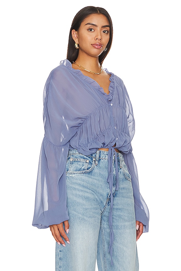 view 2 of 4 X Revolve Bali Top in Periwinkle