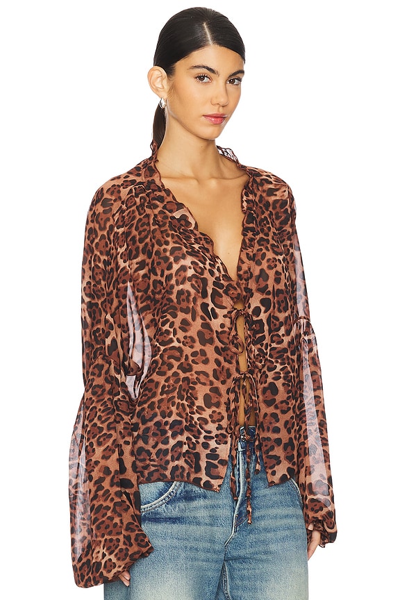 view 2 of 4 x REVOLVE Eli Top in Leopard