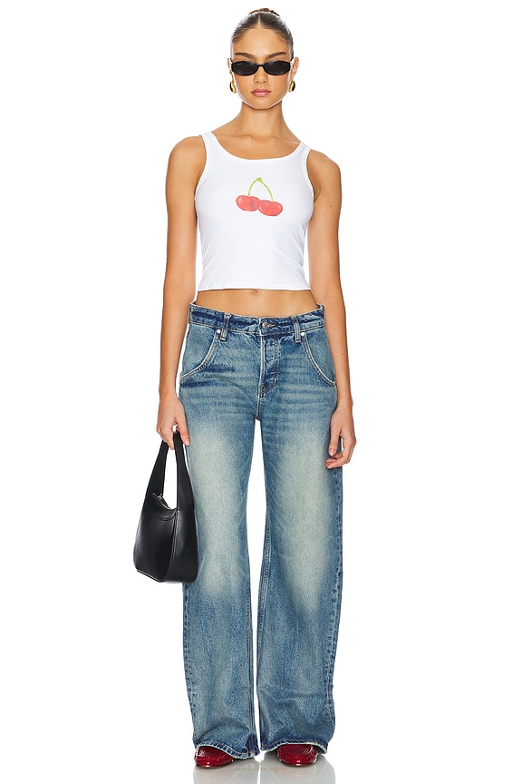 SNDYS x REVOLVE Cherry Tank Top in Cherry | REVOLVE