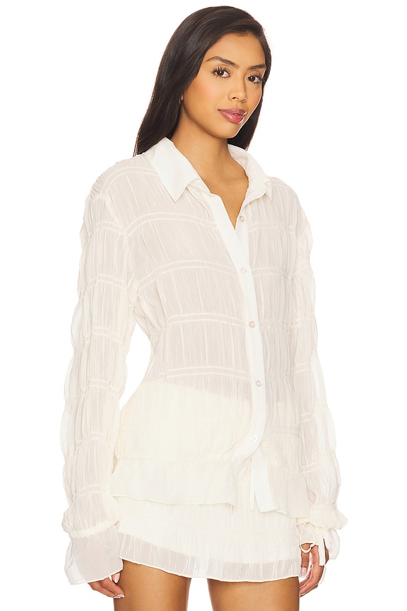 view 2 of 4 La Louisiane Shirt in Shell