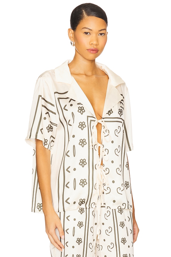 view 2 of 4 CAMISA SILAS in Boho Print