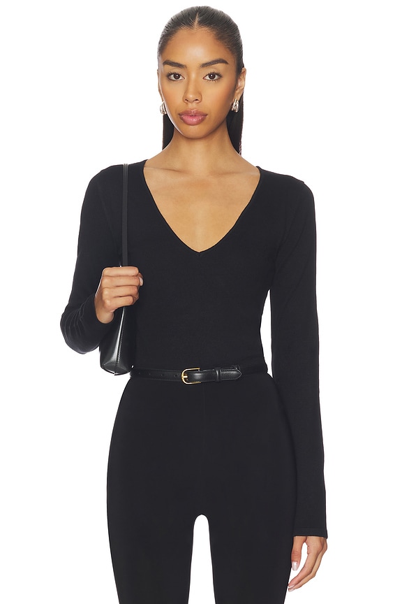 view 2 of 5 TOP EN MAILLE KIMMY in Black