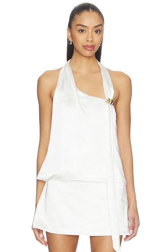 view 1 of 6 Anise Halter Top in Off White