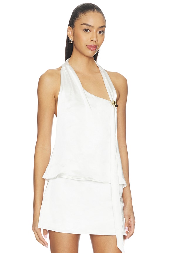 view 2 of 6 Anise Halter Top in Off White