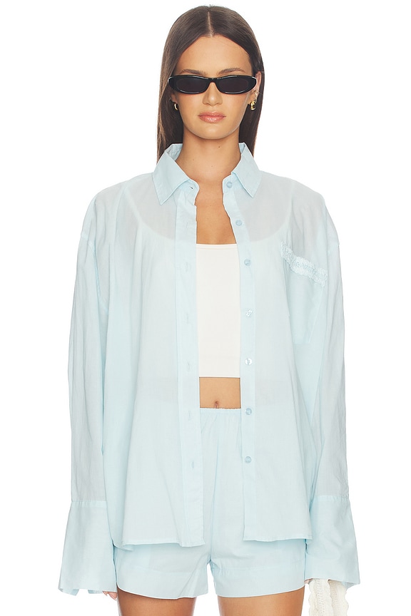 view 1 of 5 Amren Shirt in Light Blue