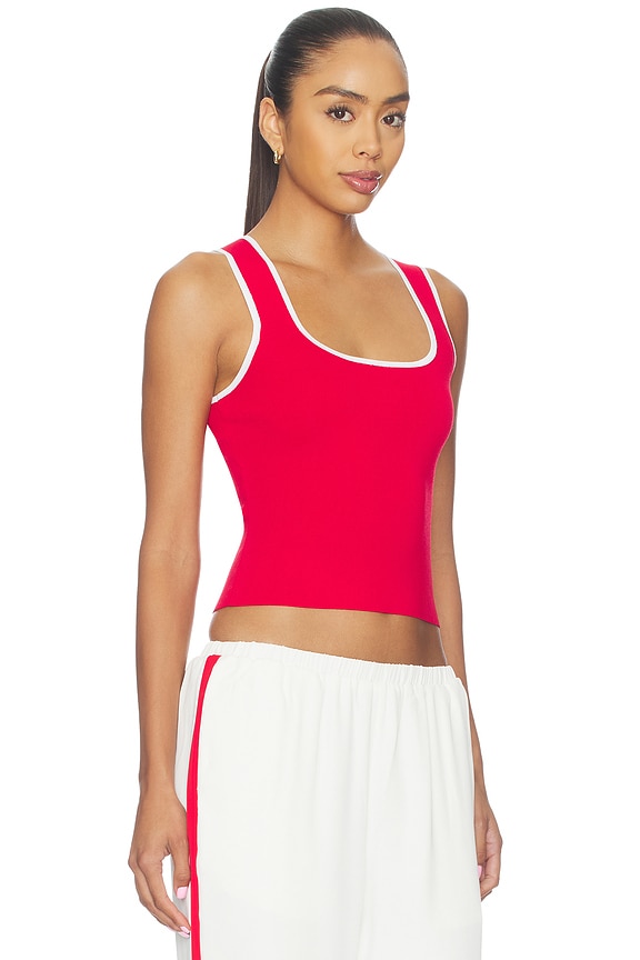 view 2 of 4 Anika Knit Top in Red