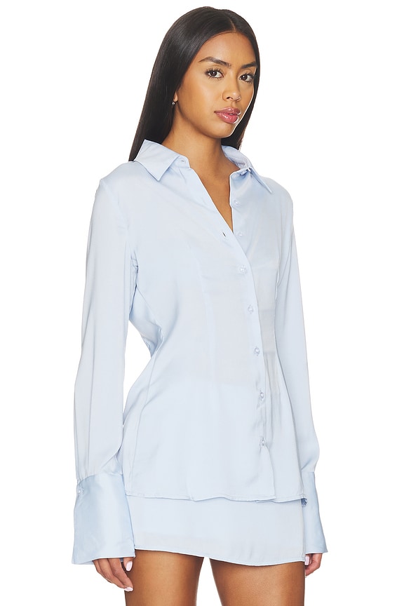 view 2 of 4 CAMISA CLARISSA  in Baby Blue