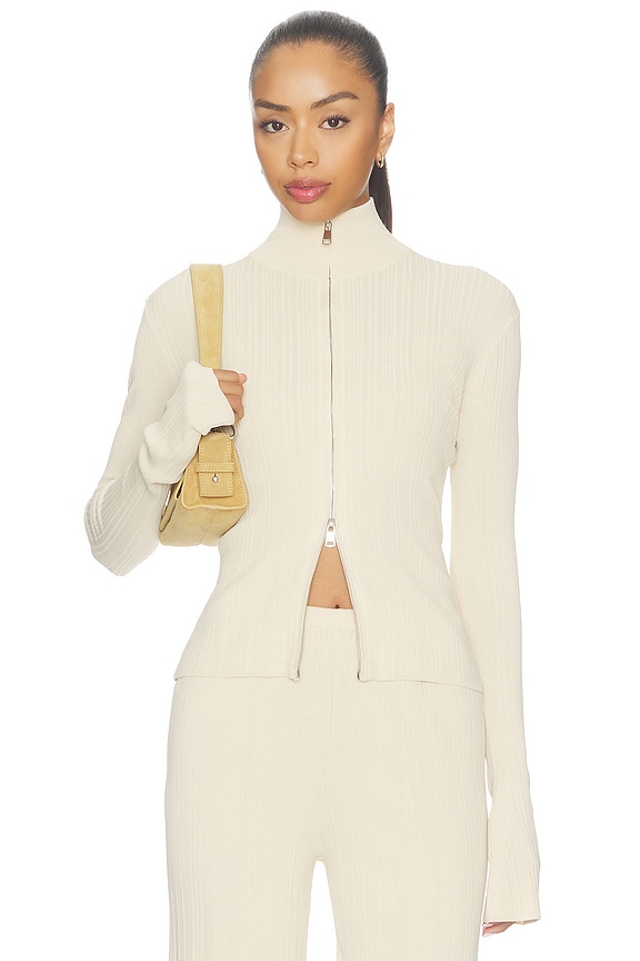 view 2 of 5 Lumi Knit Top in Stone