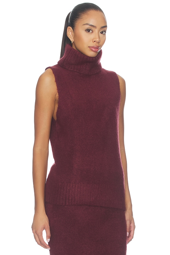 view 2 of 4 x REVOLVE Winnie Sleevless Knit Top in Cherry