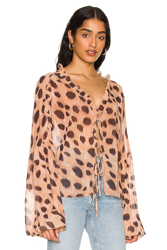 view 2 of 4 Isle Top in Leopard