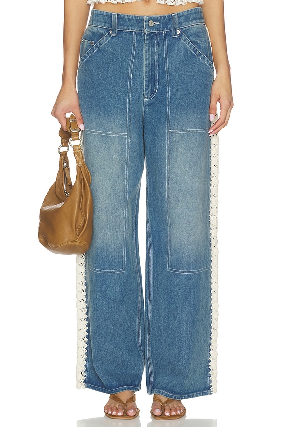 view 2 of 7 Stasia Denim Jeans in Blue